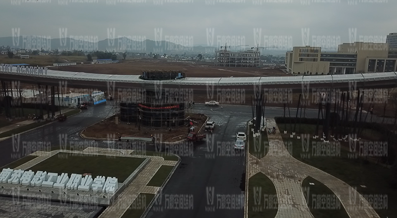 四川南充电影学院景观膜结构项目竣工 四川南充电影学院景观膜结构项目竣工