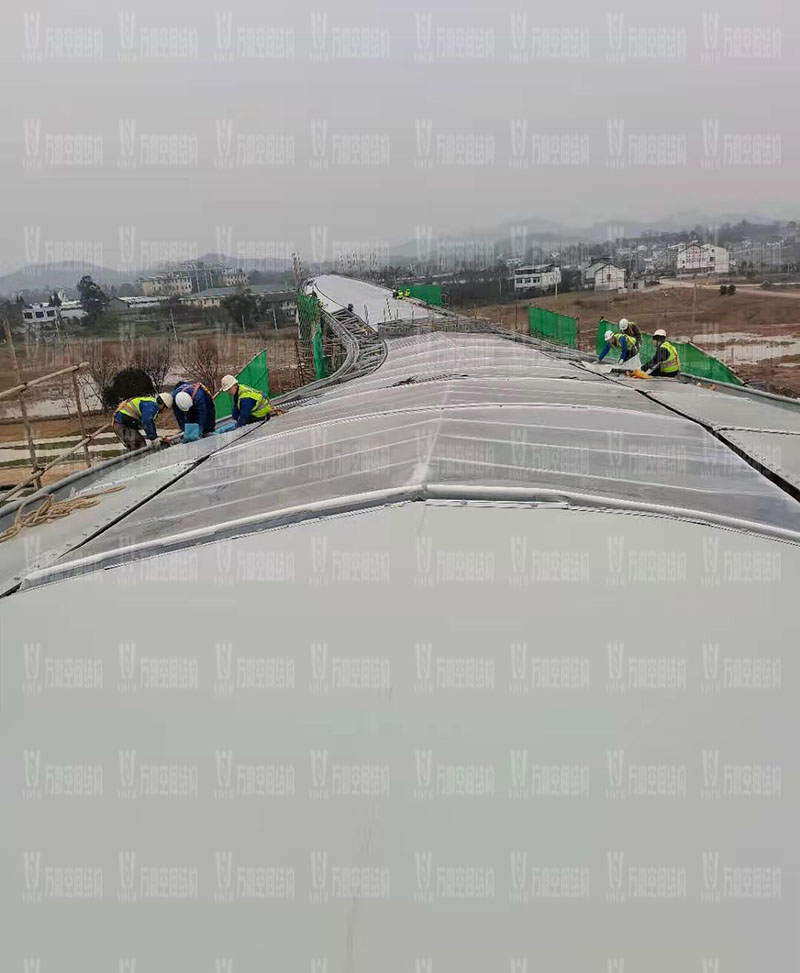 四川南充电影学院景观膜结构项目竣工 四川南充电影学院景观膜结构项目竣工