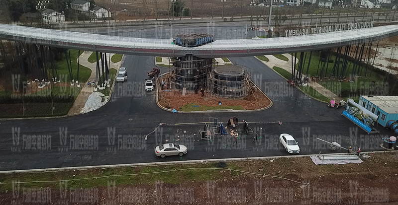 四川南充电影学院景观膜结构项目竣工 四川南充电影学院景观膜结构项目竣工