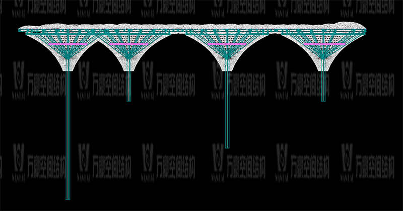 万豪2021第7标-台州大板桥ETFE气枕天幕项目