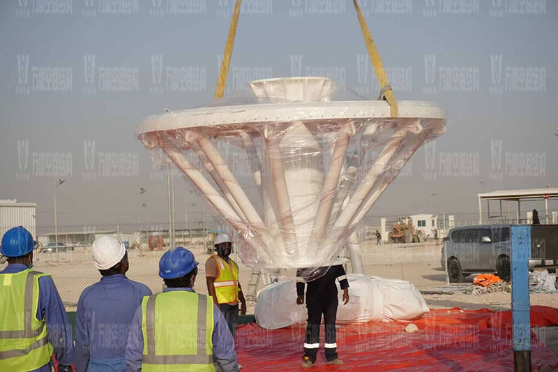 卡塔尔骆驼市场膜结构项目竣工