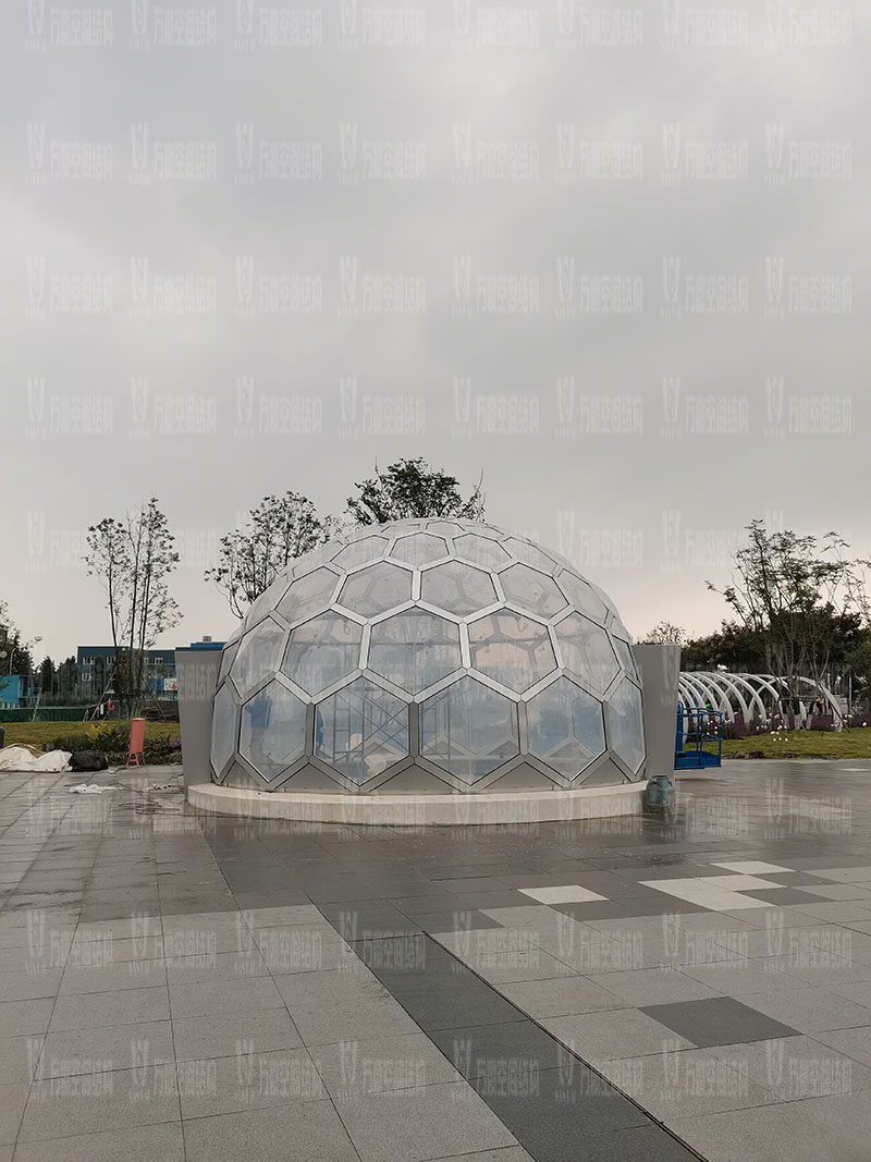 无线创智城市功能空间业态优化五星集市钢膜结构工程