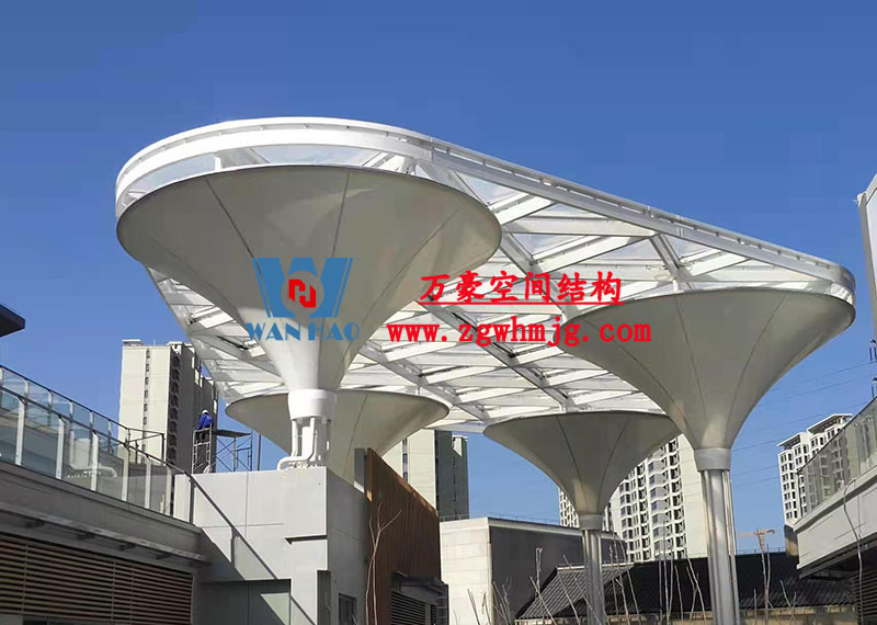 台州大板桥ETFE气枕天幕项目完工