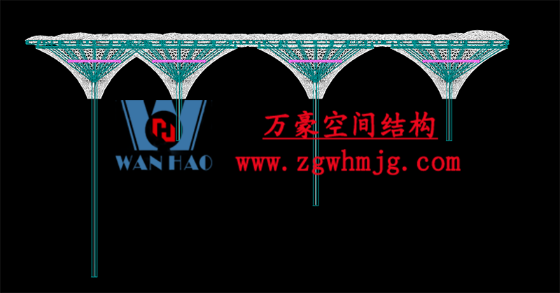 台州大板桥ETFE气枕天幕工程