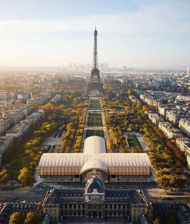 巴黎大皇宫临时木膜建筑