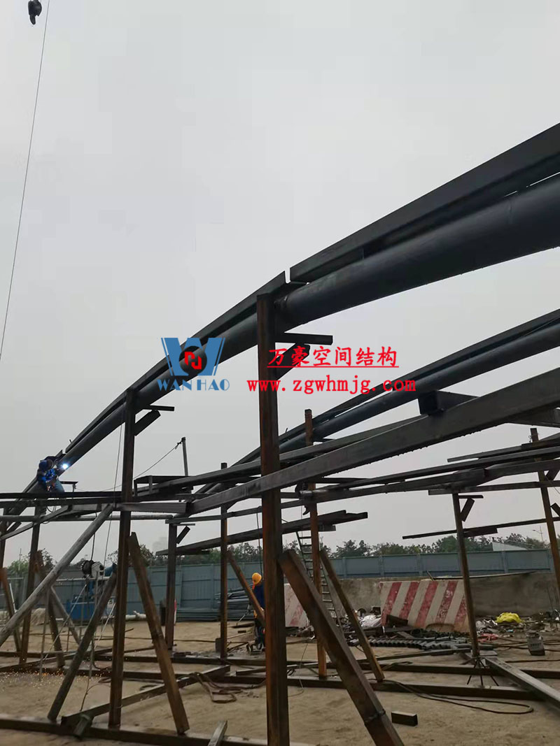 2023年亚洲杯主办场地重庆龙兴足球场异型钢结构项目