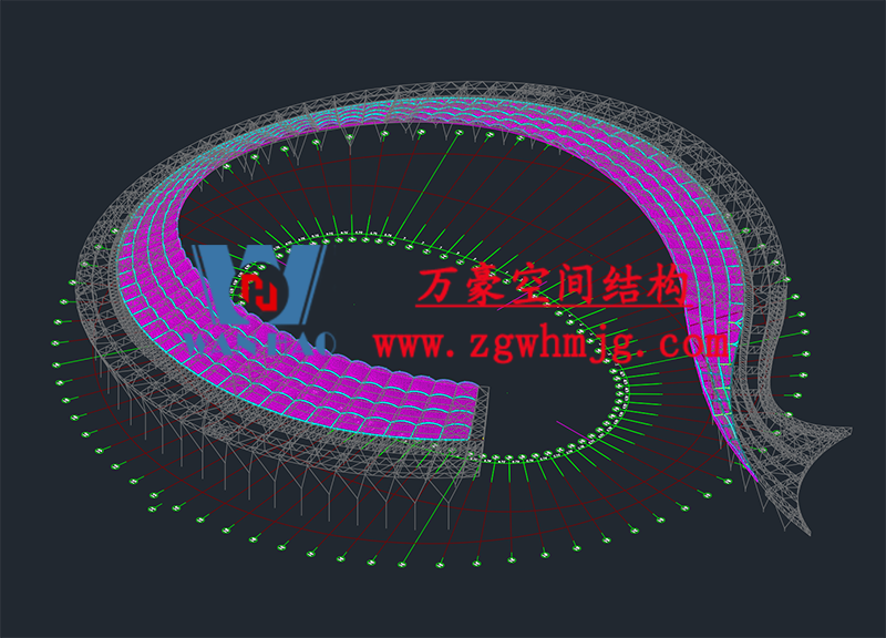 万豪2022第2标-襄阳奥体中心膜结构工程