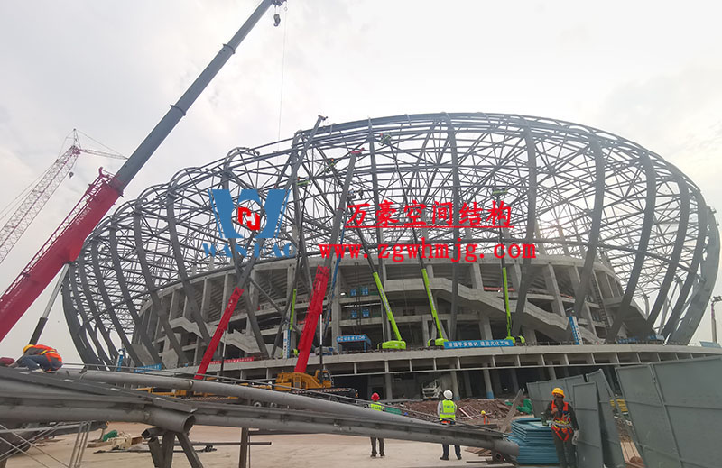 2023年亚洲杯主办场地重庆龙兴足球场项目ETFE屋面膜结构工程