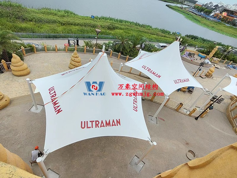 上海海昌海洋公园钢膜结构工程完工