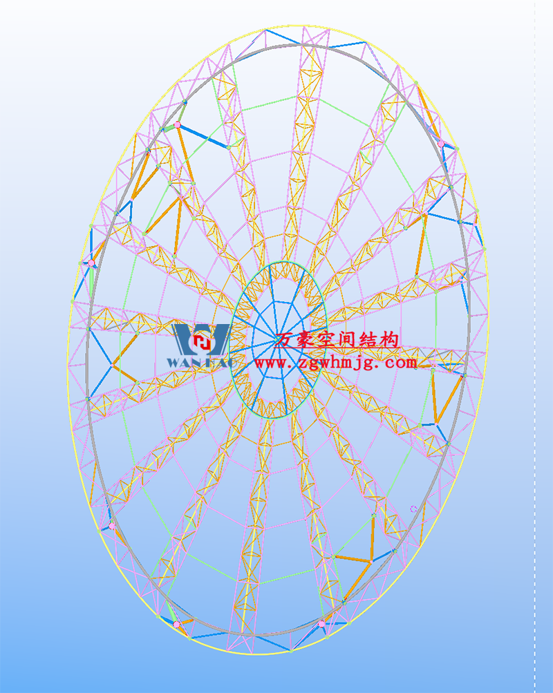 万豪2022第12标-明宇广场6号地块商业（万达广场）改造项目钢膜结构ETFE盖顶天幕工程