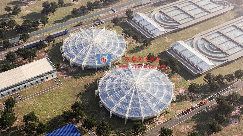 膜结构在污水池加盖工程中受欢迎的原因
