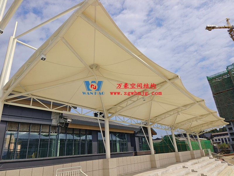 四川职业技术学院锂电科技学院建设项目看台膜结构工程
