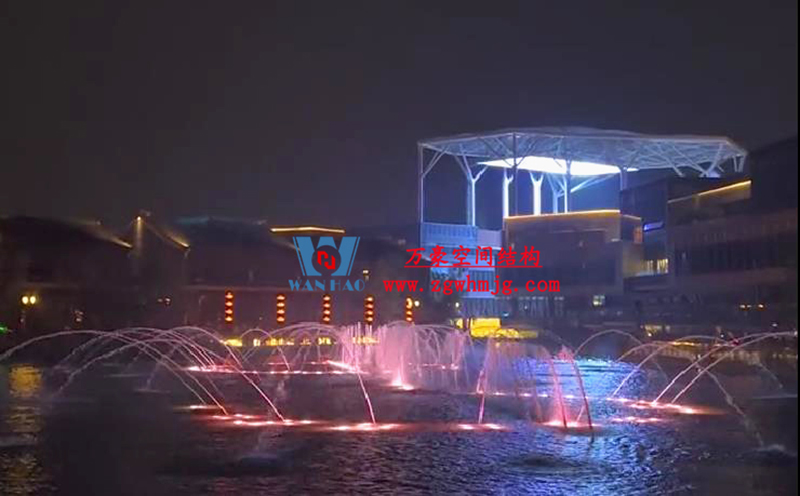 惊艳的艺术品|合肥文一塘溪津门天幕钢结构及ETFE气枕膜工程 惊艳的艺术品|合肥文一塘溪津门天幕钢结构及ETFE气枕膜工程