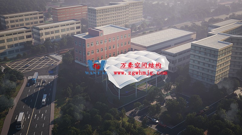 国网江西省电力有限公司培训中心实训基地改造PTFE膜结构项目