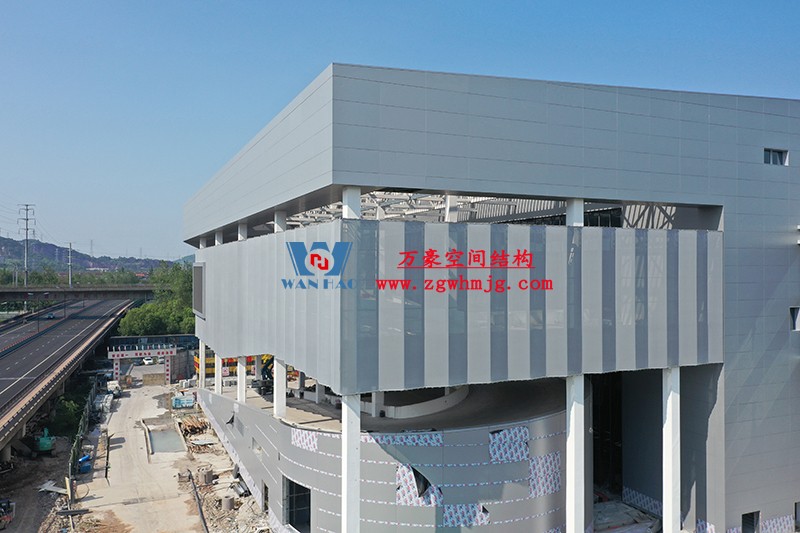 绍兴国际会展中心C1区展厅幕墙网格膜工程