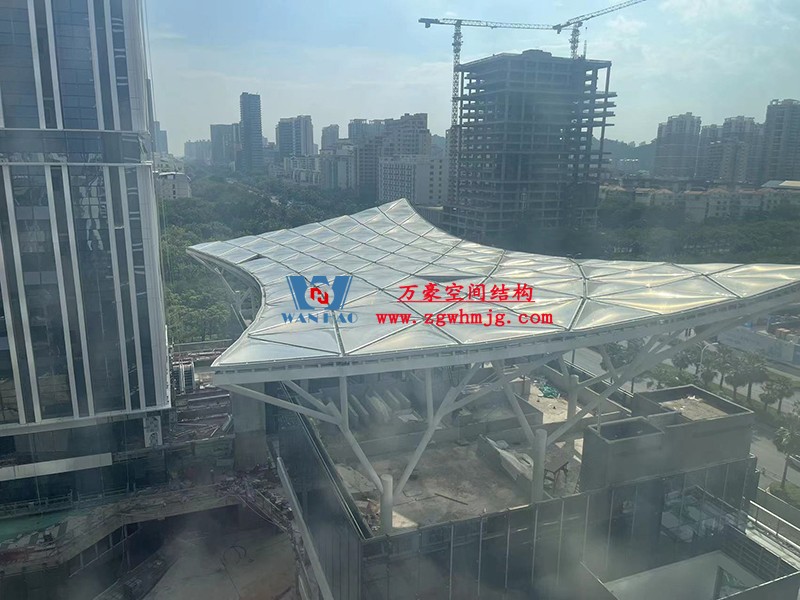 中交海南总部基地项目A地块三标段ETFE膜结构项目