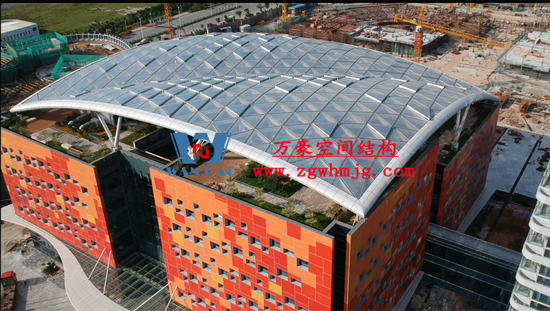 横琴中拉经贸园区ETFE天幕膜结构项目