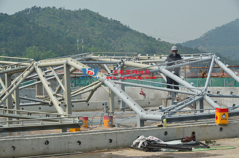 菲士展厅空间钢结构