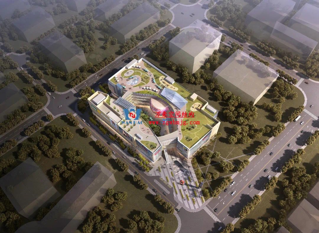 广州从化凤凰新天地商业街天幕项目：ETFE PTFE膜结构打造城市灵动