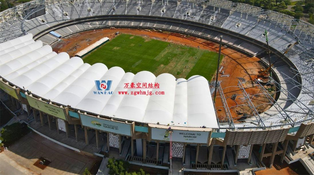 肯尼亚KASARANI体育场PTFE膜结构：现代建筑技术的典范