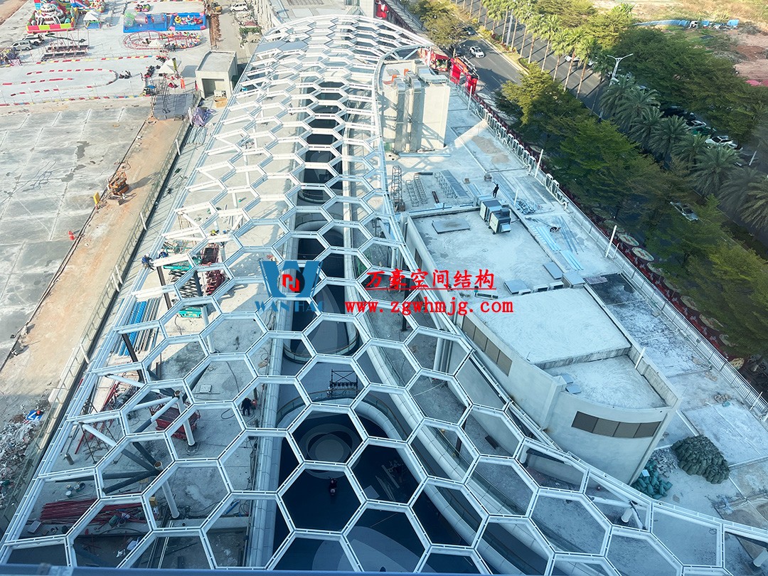 广州茂名总汇天街商业街钢结构工程