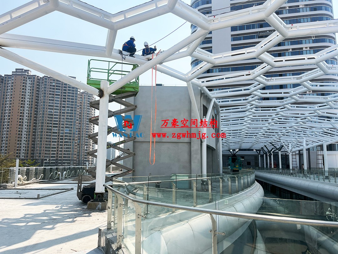 广州茂名总汇天街商业街钢结构工程