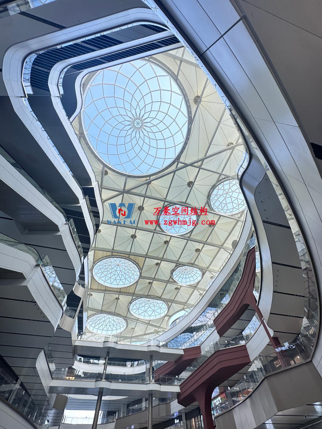 广州从化凤凰新天地商业楼ETFE PTFE膜结构 广州从化凤凰新天地商业楼ETFE PTFE膜结构