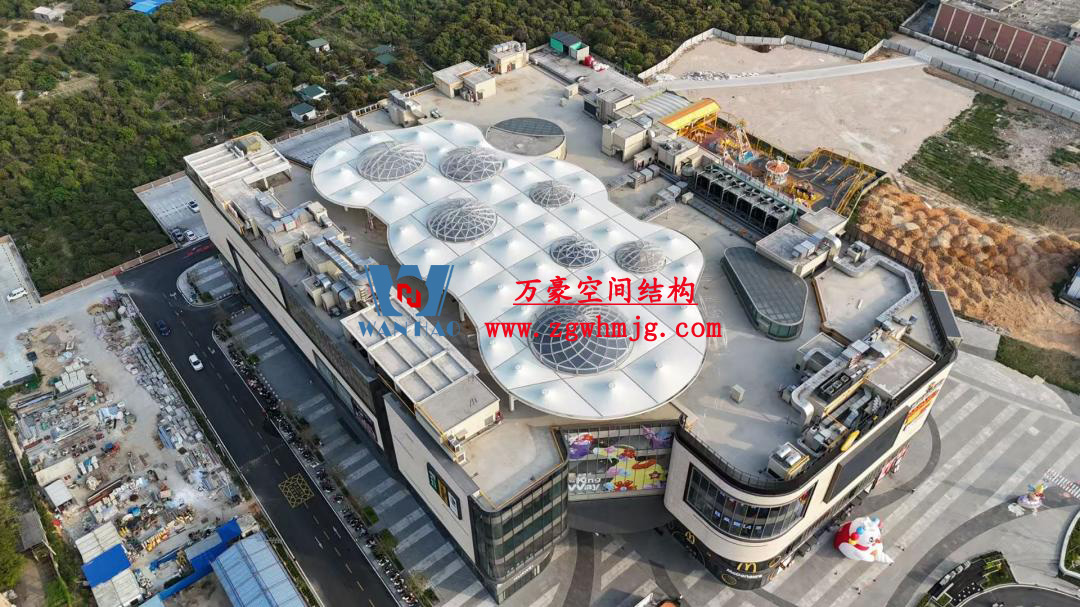 广州从化凤凰新天地商业楼ETFE PTFE膜结构项目
