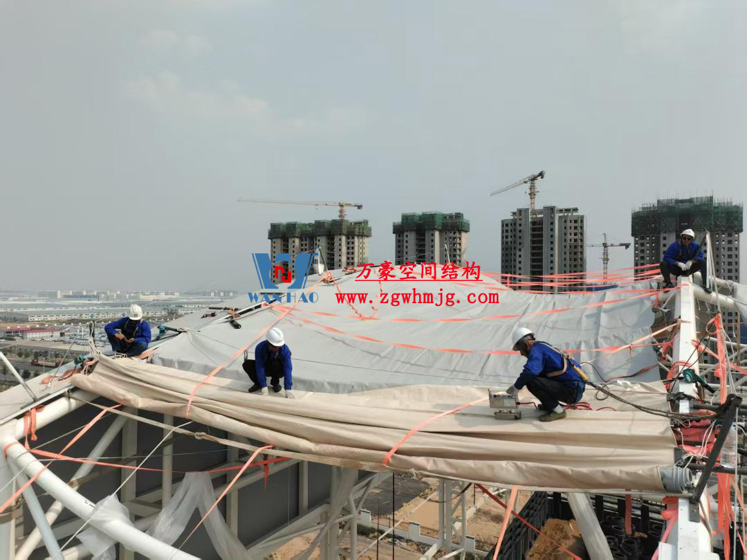 郑州比亚迪沙坡PTFE膜结构工程