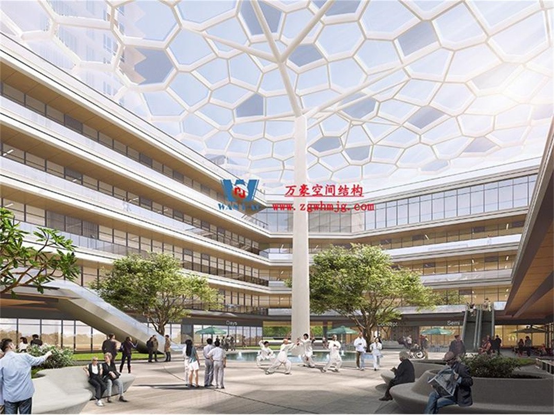 安吉县昌硕小区地块房产开发项目钢结构天幕