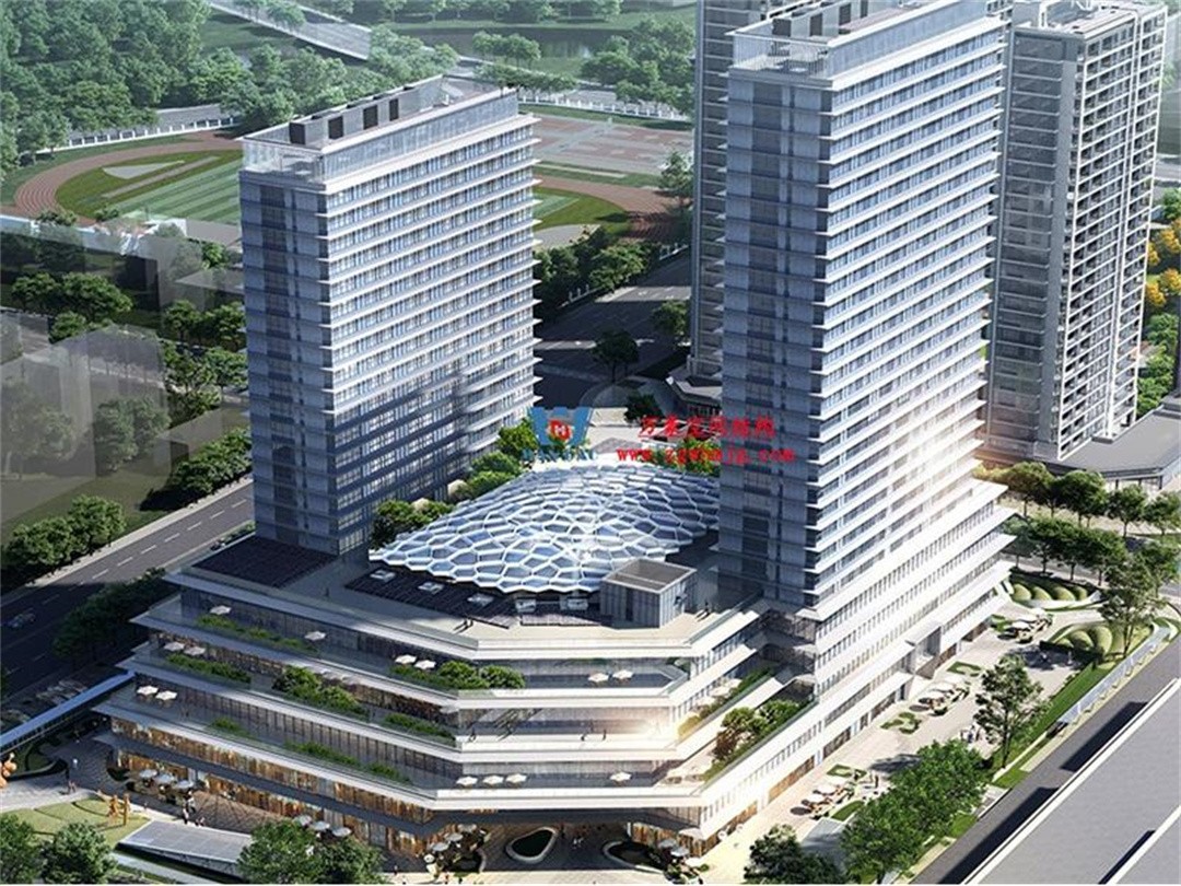 安吉县昌硕小区地块房产开发项目ETFE天幕