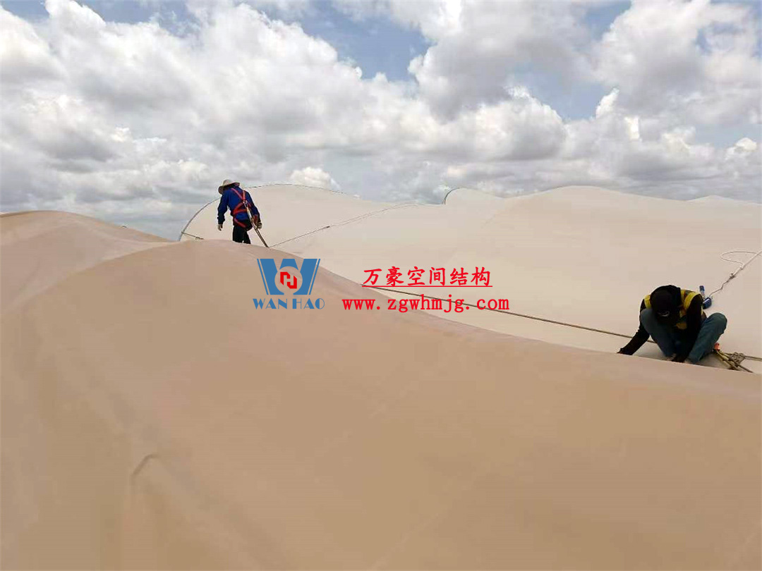非洲杯肯尼亚体育场PTFE钢膜结构屋面项目