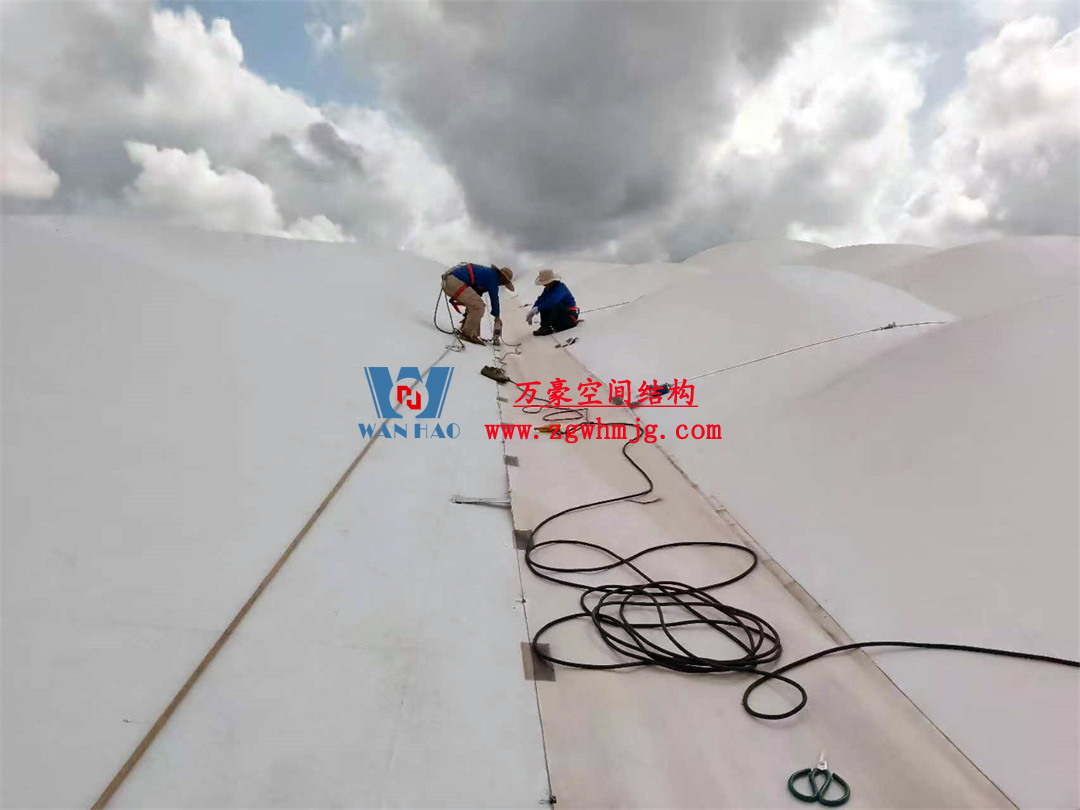 非洲杯肯尼亚体育场PTFE钢膜结构屋面
