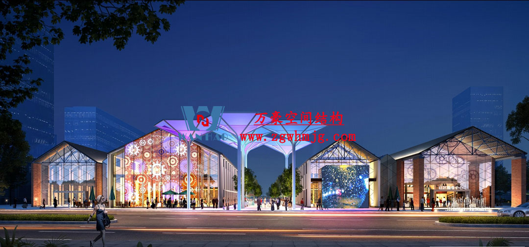 宁波江北未来城社区ETFE气枕膜结构项目