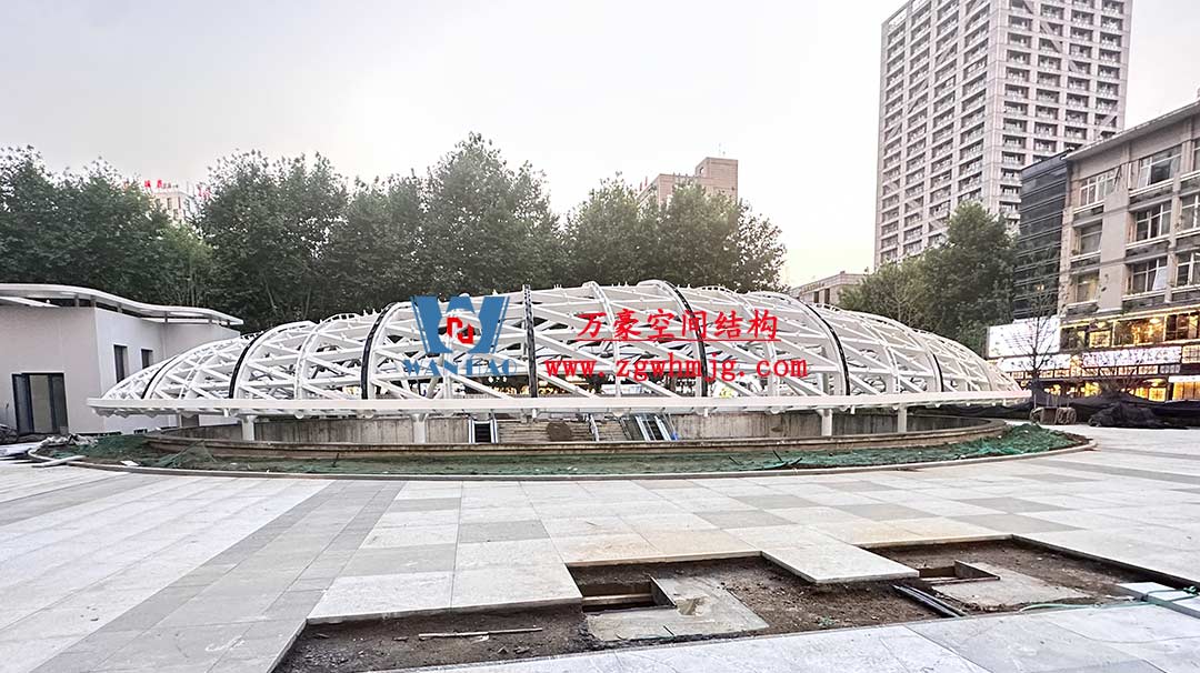 安吉县人民路地块房产开发ETFE膜结构项目