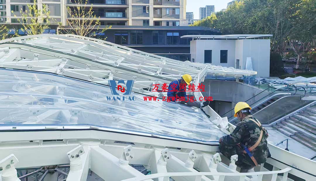 安吉县人民路地块房产开发ETFE膜结构项目