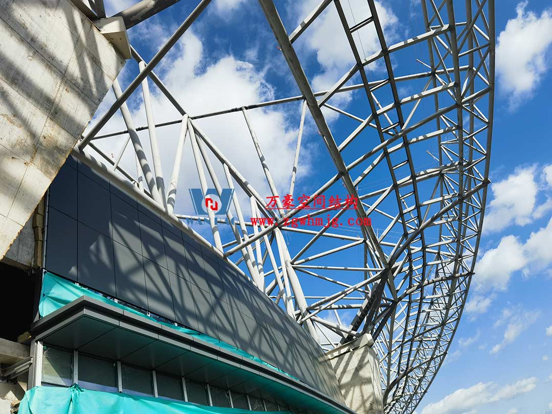 山东蓬莱体育场PTFE膜结构项目