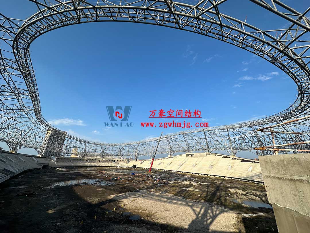 山东蓬莱体育场PTFE膜结构项目