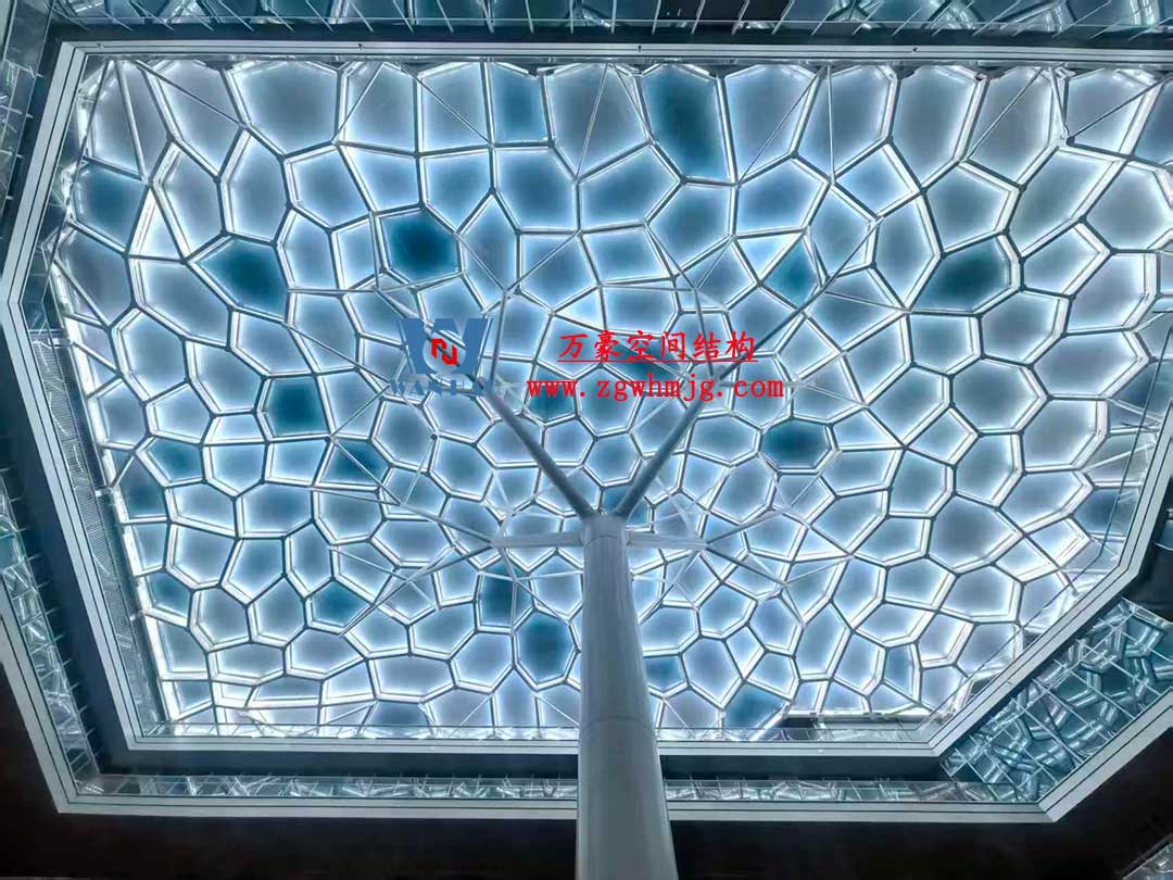 安吉县昌硕小区地块房产开发项目钢结构天幕工程