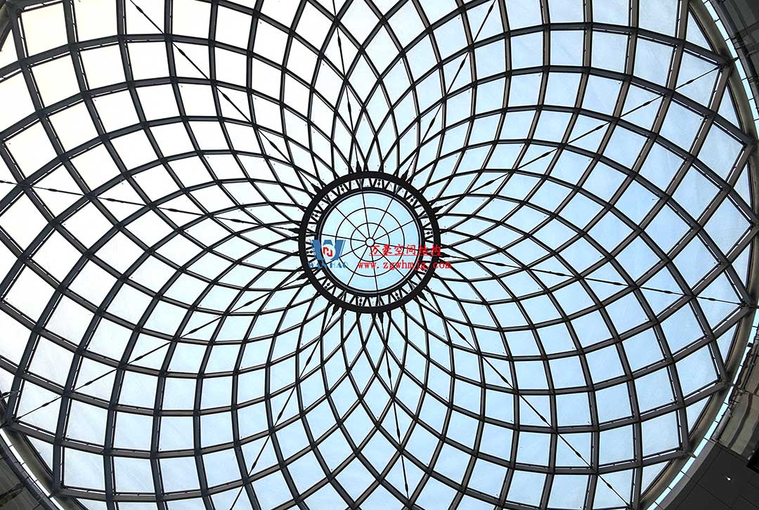 郑州中原高铁港数字展贸城ETFE膜结构 PTFE膜结构工程