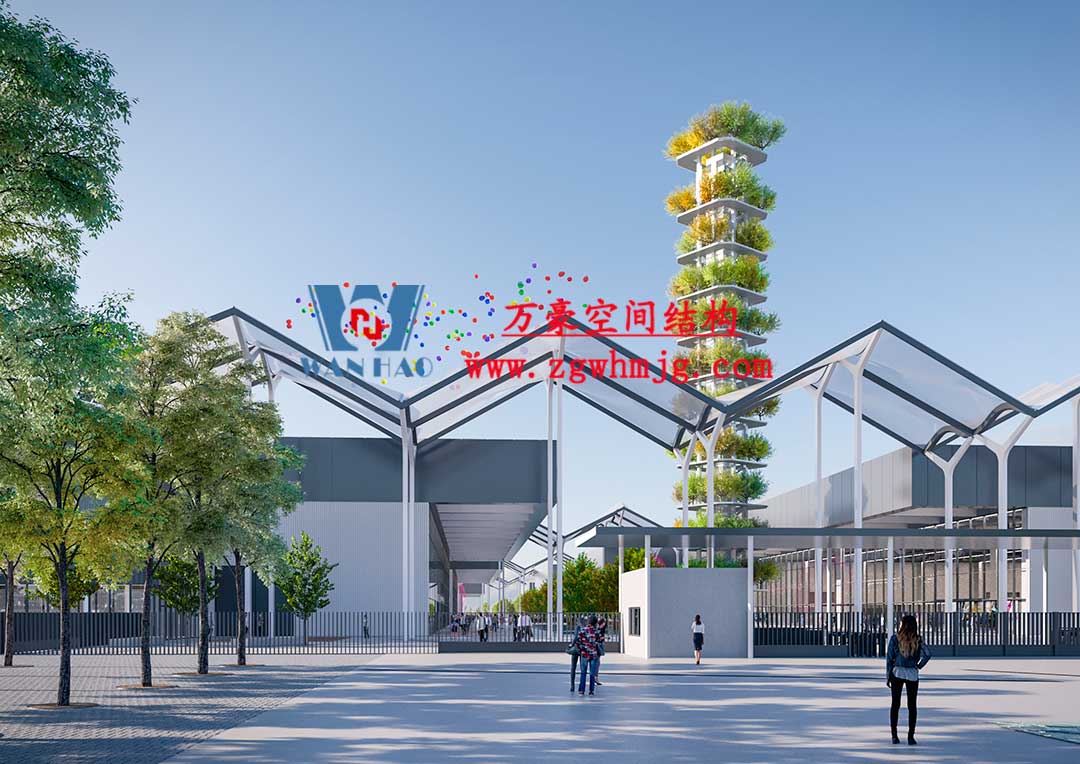 塞尔维亚国家展览馆钢结构工程 塞尔维亚国家展览馆钢结构工程