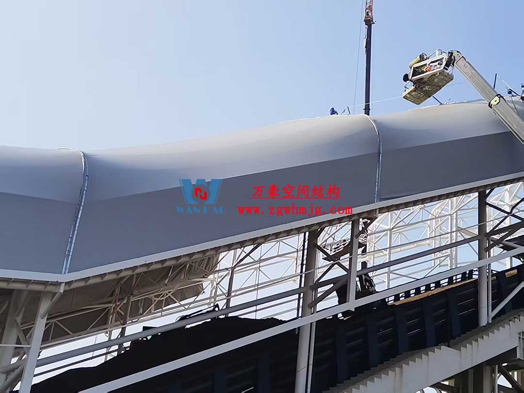 比亚迪绍兴嵊州赛车场干拔沙坡观景平台PTFE膜结构