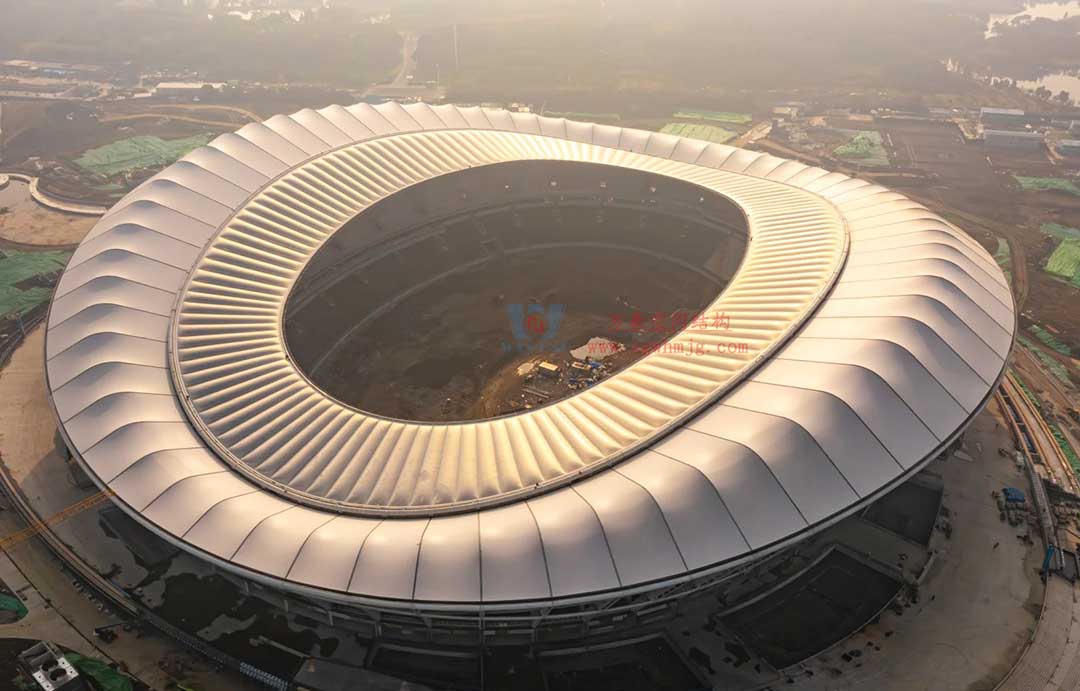 无锡奥林匹克体育产业中心ETFE膜结构项目 无锡奥林匹克体育产业中心ETFE膜结构项目