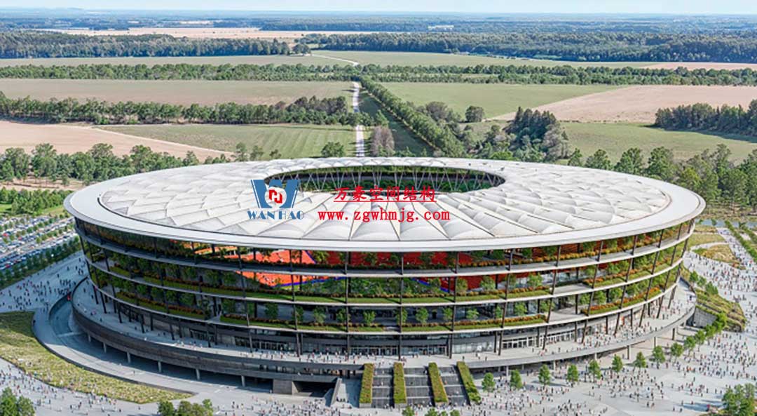塞尔维亚国家足球场PTFE膜结构项目 塞尔维亚国家足球场PTFE膜结构项目