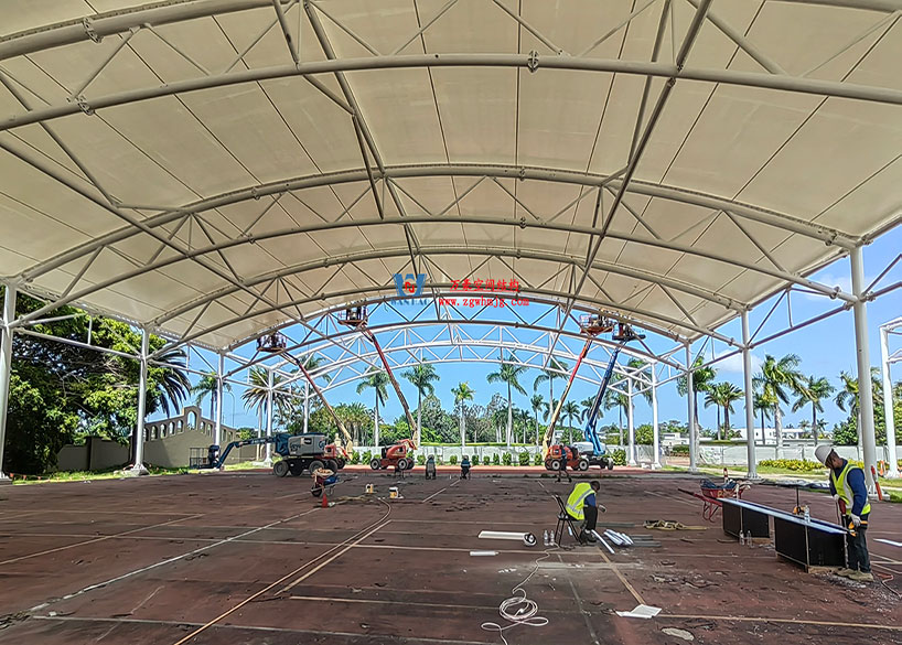 澳大利亚希望岛网球中心PTFE膜屋面工程