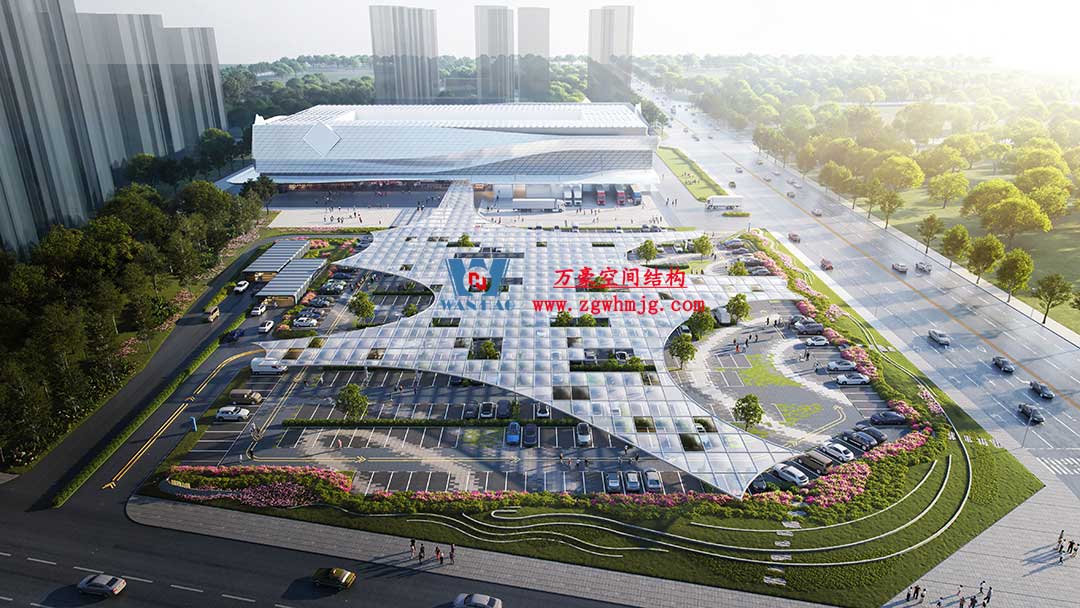 绿色心海·智慧产融农商汇项目ETFE气枕天幕工程