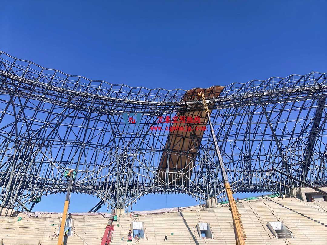 山东蓬莱体育场PTFE膜结构项目