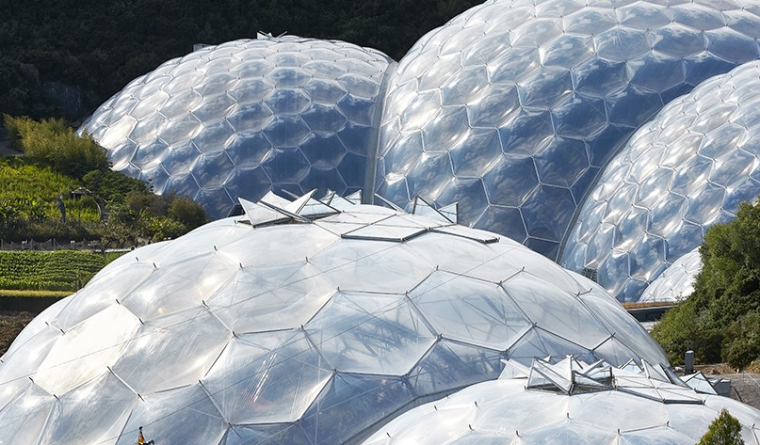 世界最大ETFE膜结构温室--英国伊甸园项目
