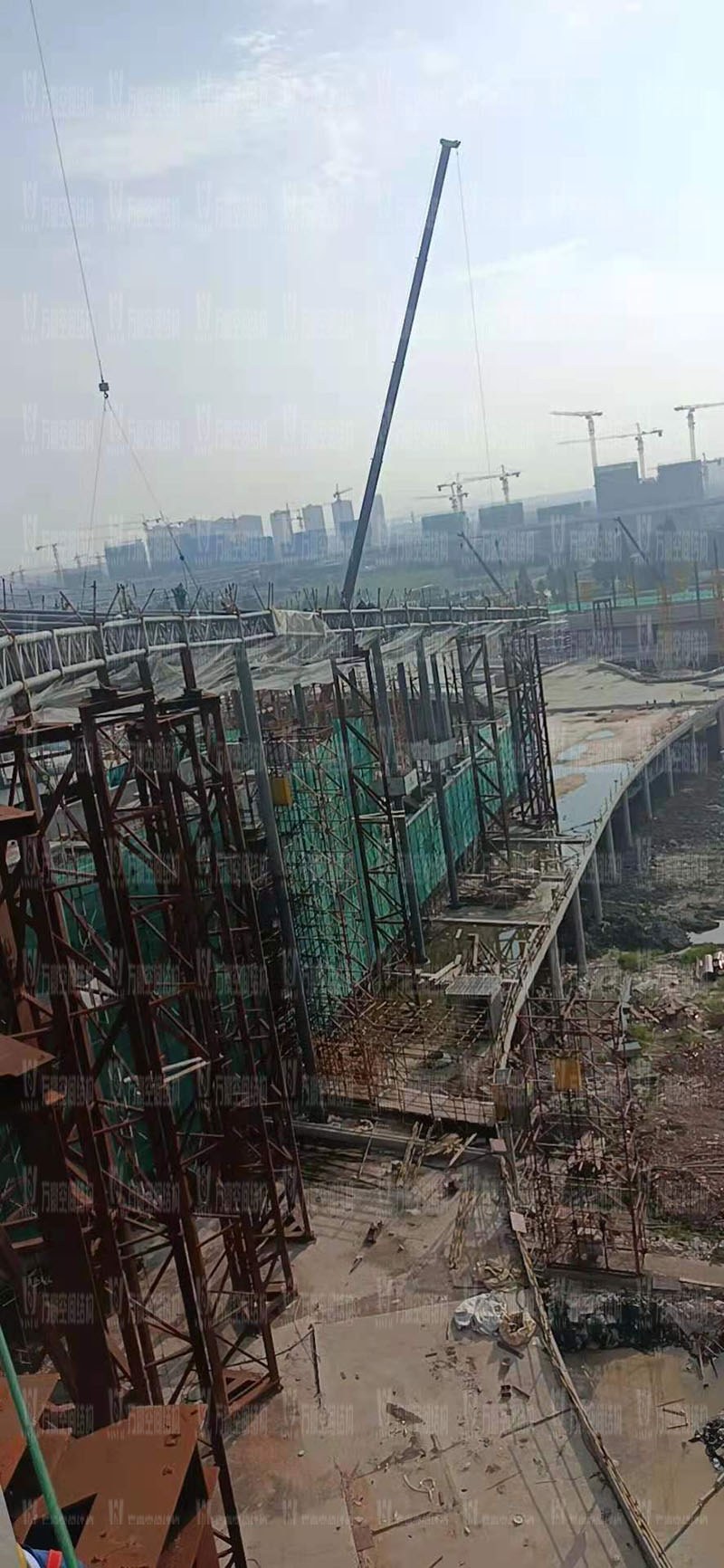 杭州亚运会棒（垒）球体育文化中心膜结构项目开始施工
