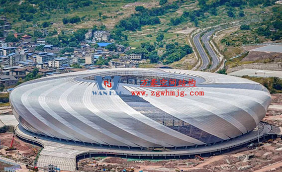 重庆龙兴亚洲杯体育场ETFE天幕工程
